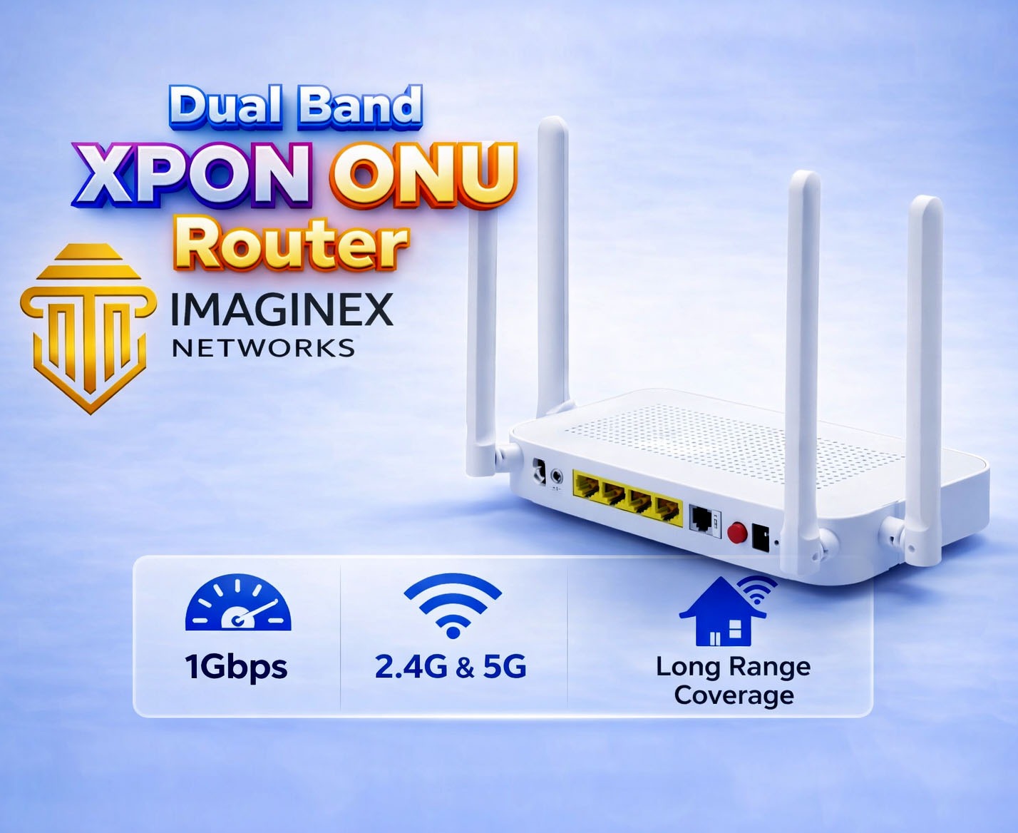 IT Link ZTE Chipset Dual Band | XPON ONU Router 5G & 2.4G_img_3
