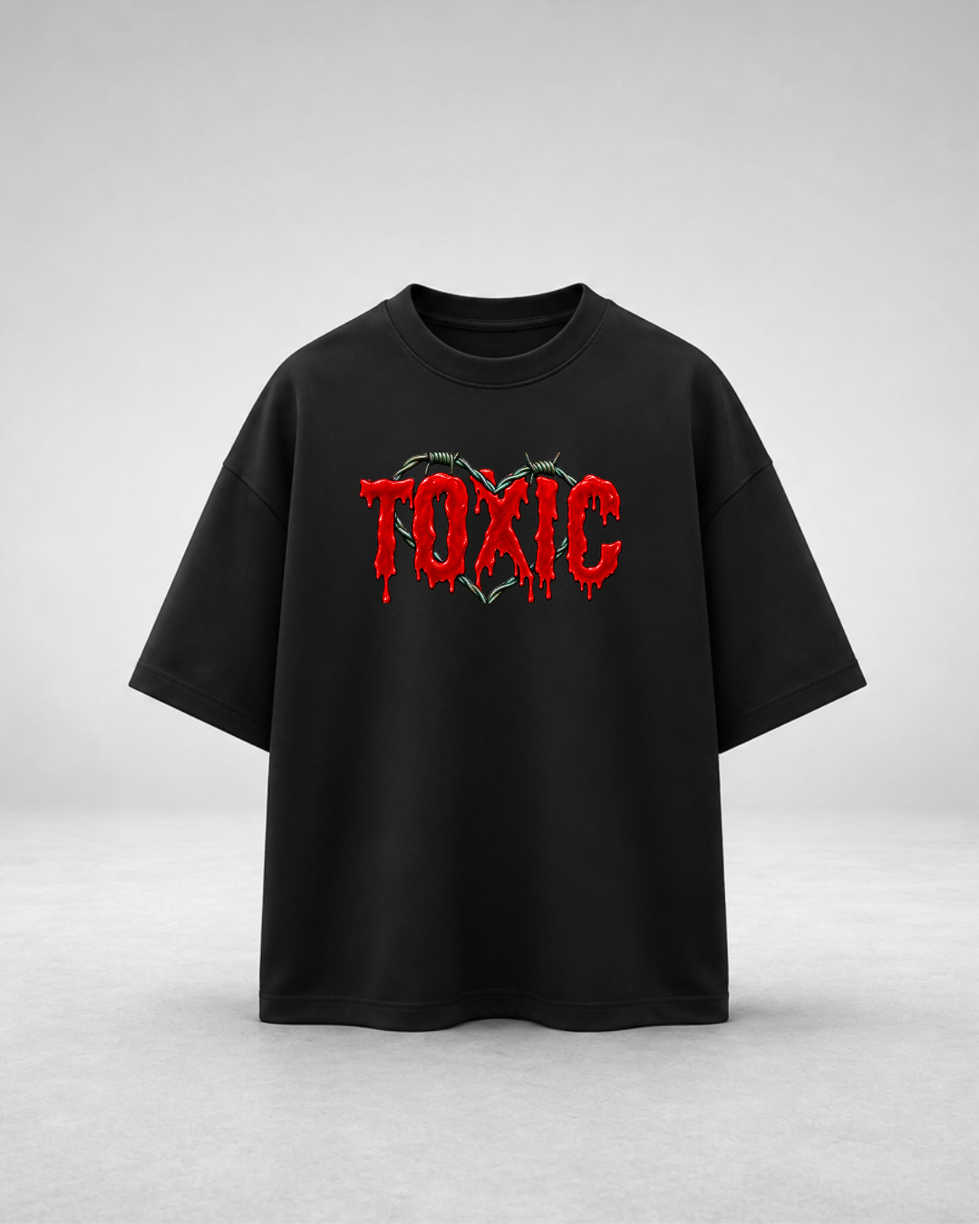 Premium Scarlet Sin Drop Shoulder