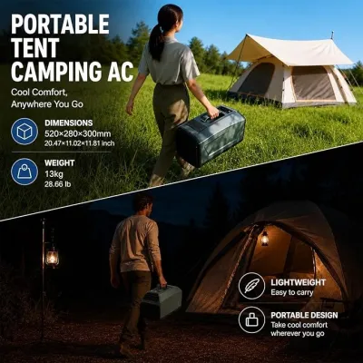 G7 Series Portable Mobile Air Conditioner 4000 BTU for Tent -outdoor campaign and personal use_img_1