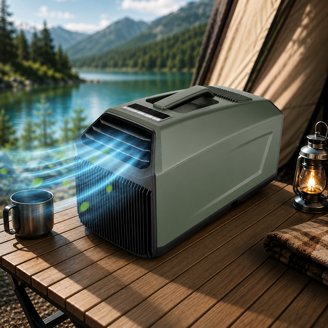 G7 Series Portable Mobile Air Conditioner 4000 BTU for Tent -outdoor campaign and personal use