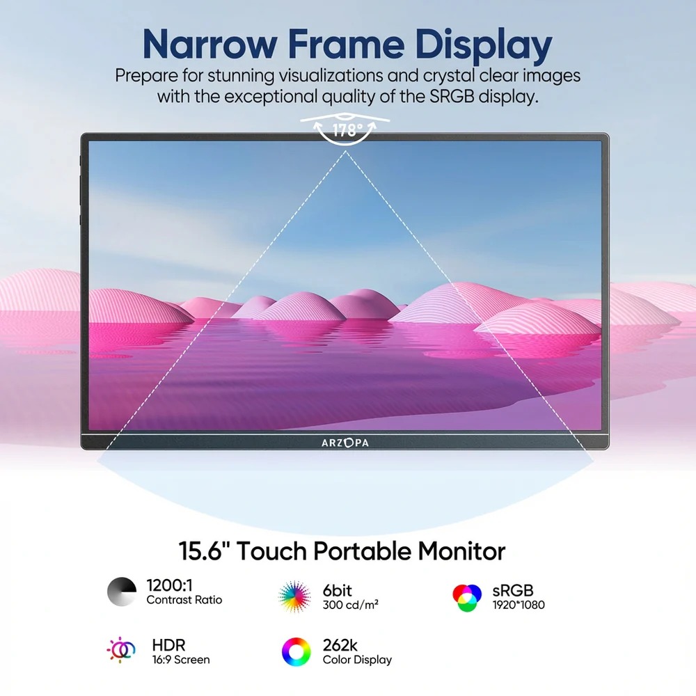 Arzopa A1T 15.6" FHD IPS Touch Portable Monitor_img_3