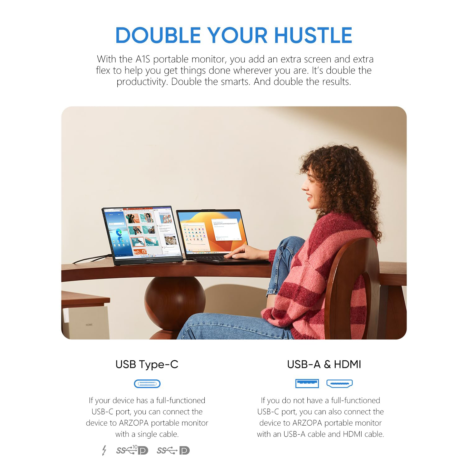 Arzopa A1S Ultra-Thin Portable Monitor (14” FHD 1080P)_img_2