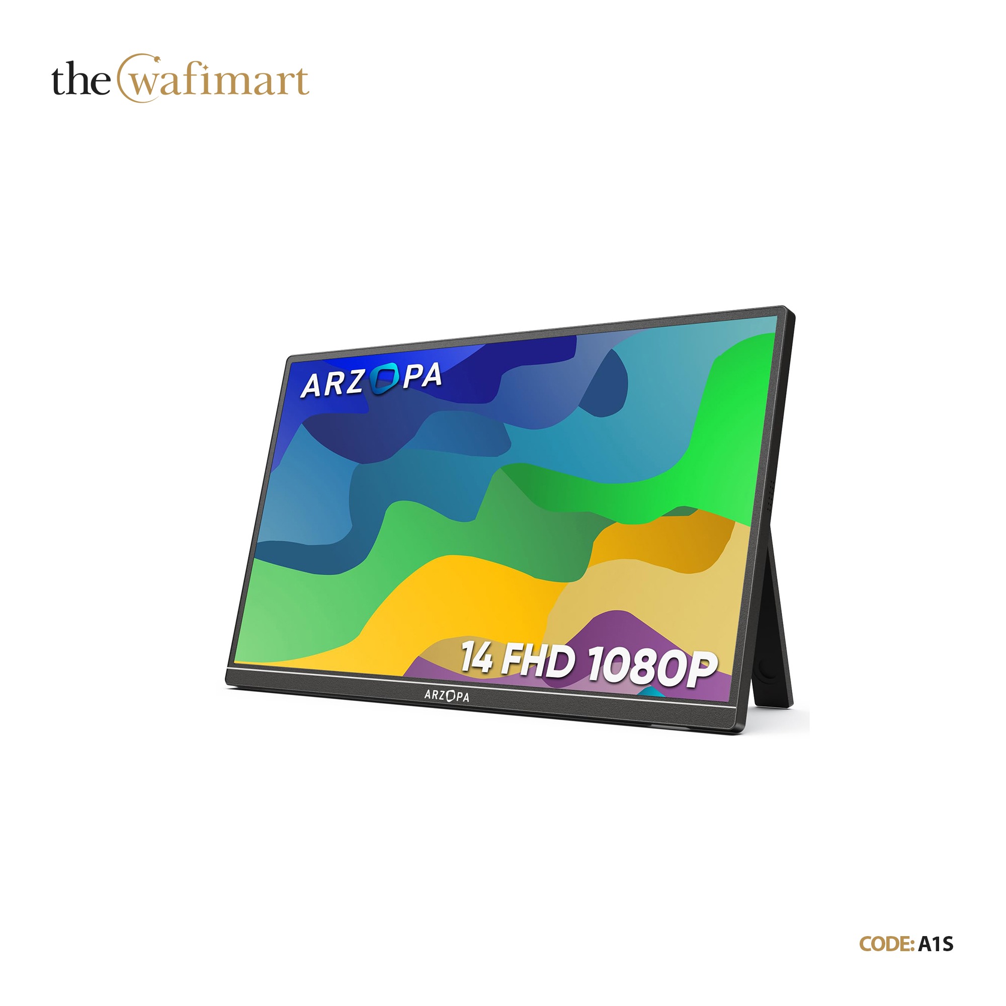 Arzopa A1S Ultra-Thin Portable Monitor (14” FHD 1080P)