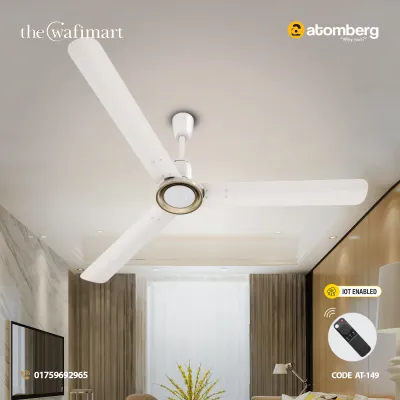 Atomberg Studio Nexus Smart 1400mm BLDC Ceiling Fan with IoT & Remote Control (Pearl White)| AT-149_img_0