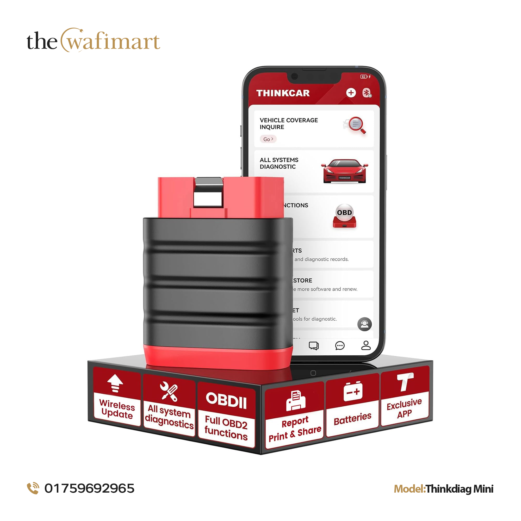 Thinkdiga Mini Car Diagnostic Tool