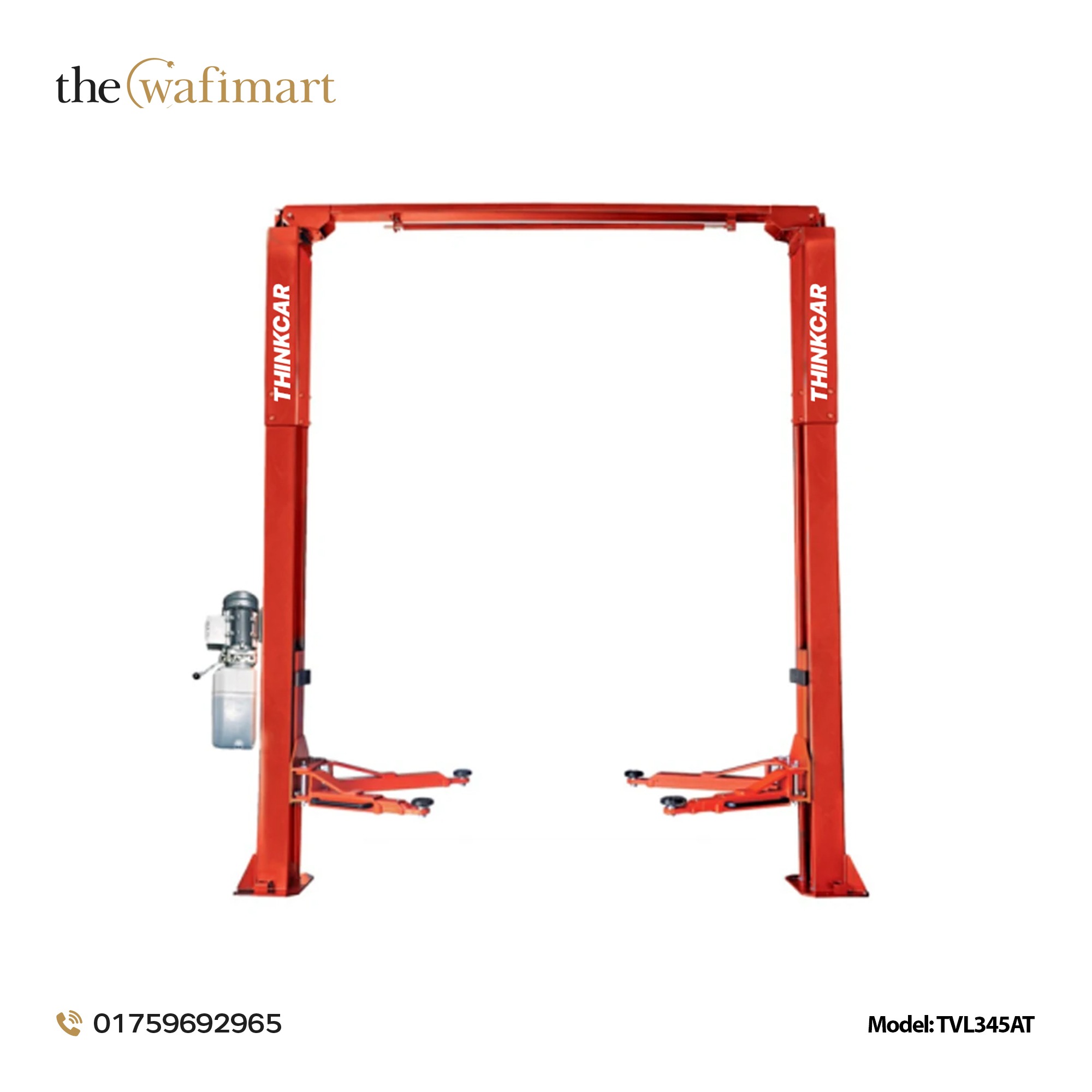 Thinkcar TVL 345AT Clear Floor Two Post Lift