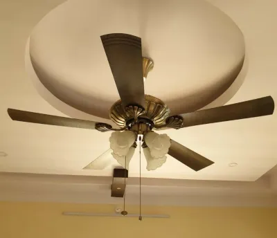 Crompton Jupiter 48" Decorative Ceiling Fan with Lights (Antique Brass ) C-215_img_3