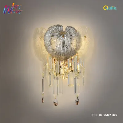 Qulik Modern Wall Lamp Basket Gold Plated Crystal Wall Appliques (QL-55107-300)_img_0