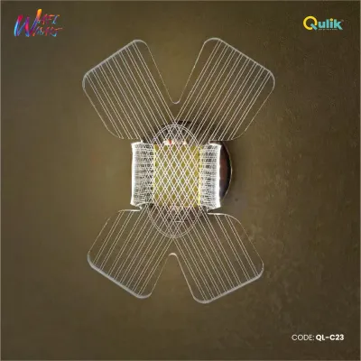 Qulik Modern Wall Lamp Concise Glass Single Head LED Lampshade (QL-C23)_img_0