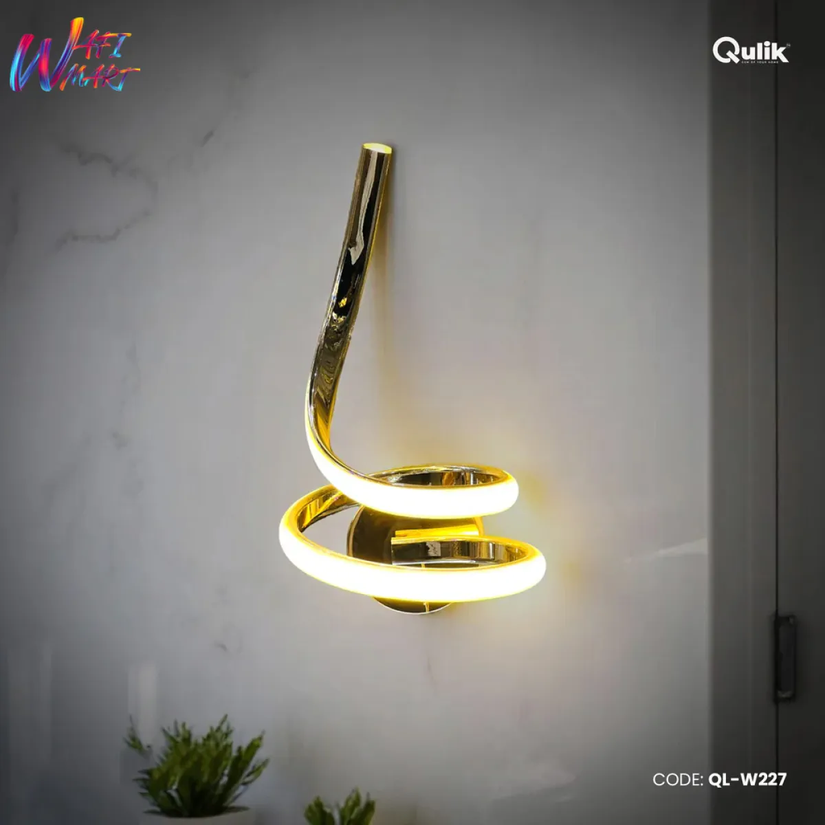 Qulik Modern Twist LED Wall Light (QL-W227)