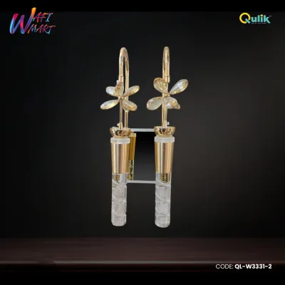 Qulik Modern Wall Lamp Gilded Blossom LED Lampshade (QL-W3331-2)_img_0
