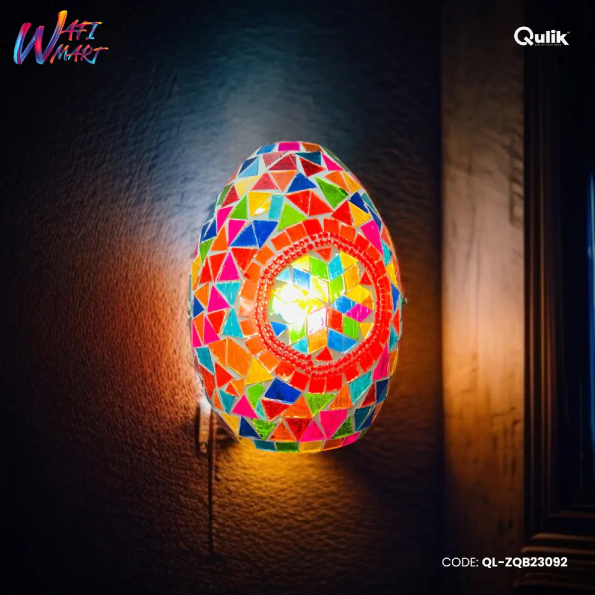 Qulik Turkish NovaEgg Mosaic Wall Light (QL-ZQB23092)