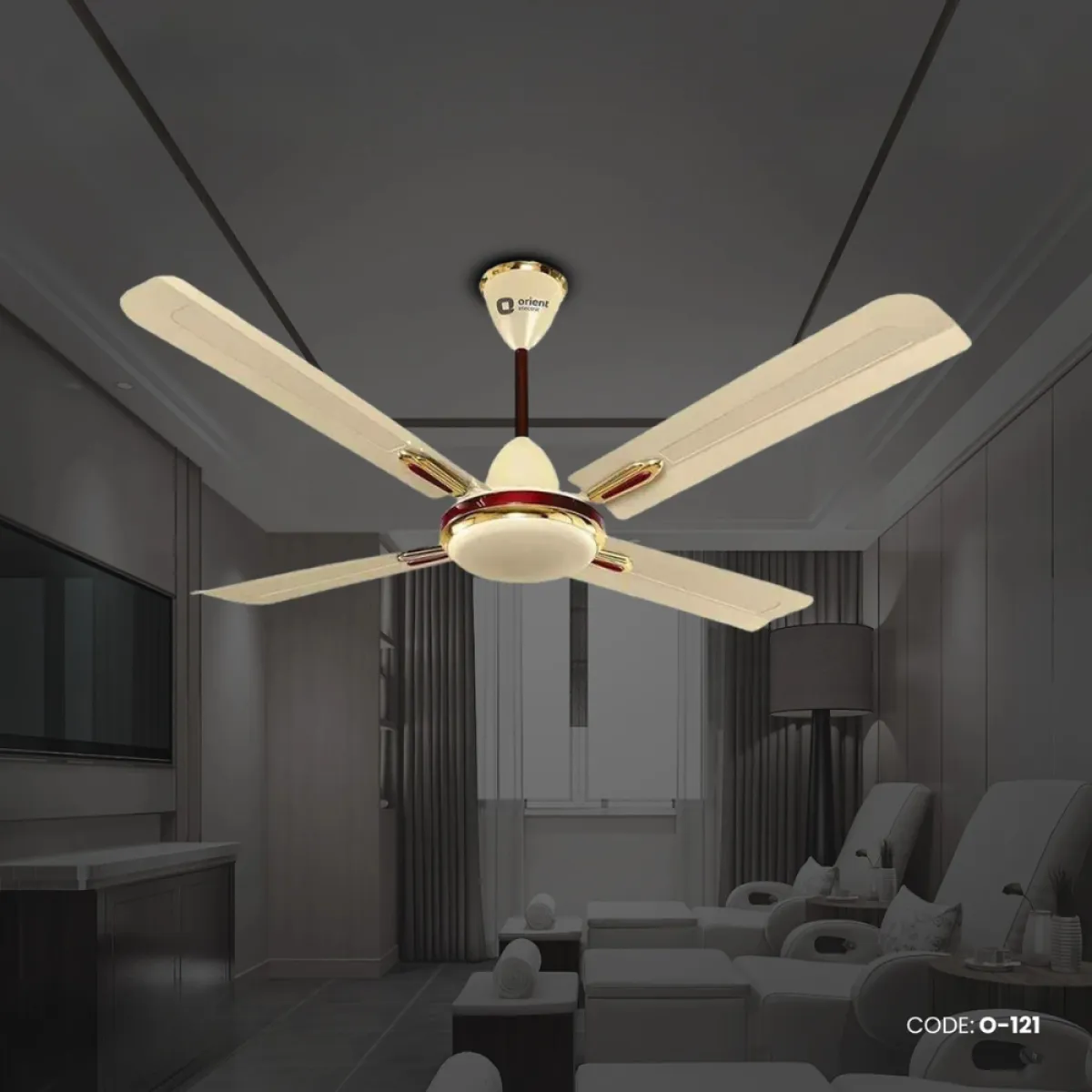 Orient Quadro 56" (Metallic Ivory Cherry) O-121