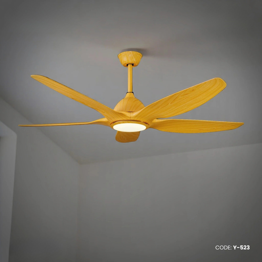 Yamada 60" Pine Wood Underlight Remote Ceiling fan | Y-523