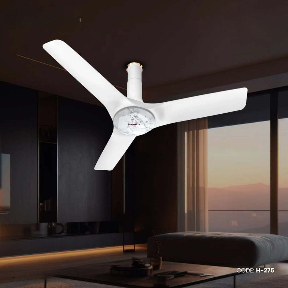Havells Stealth Prime BLDC 48" (Marble Pearl White) H-275