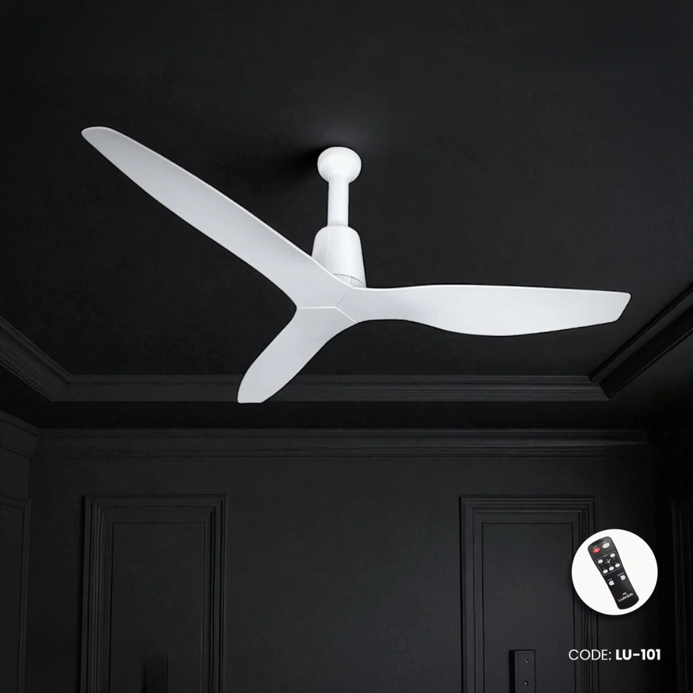 LUKER Florence 1320mm BLDC with Remote Energy Efficient Ceiling Fan (White)| LU-101_img_0