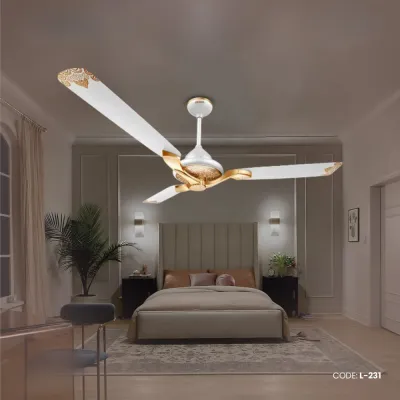 Luminous Jaipur Mahal 52 Inch 3 Blade Decorative Energy Saving Ceiling Fan (Agaria White) L-231_img_0