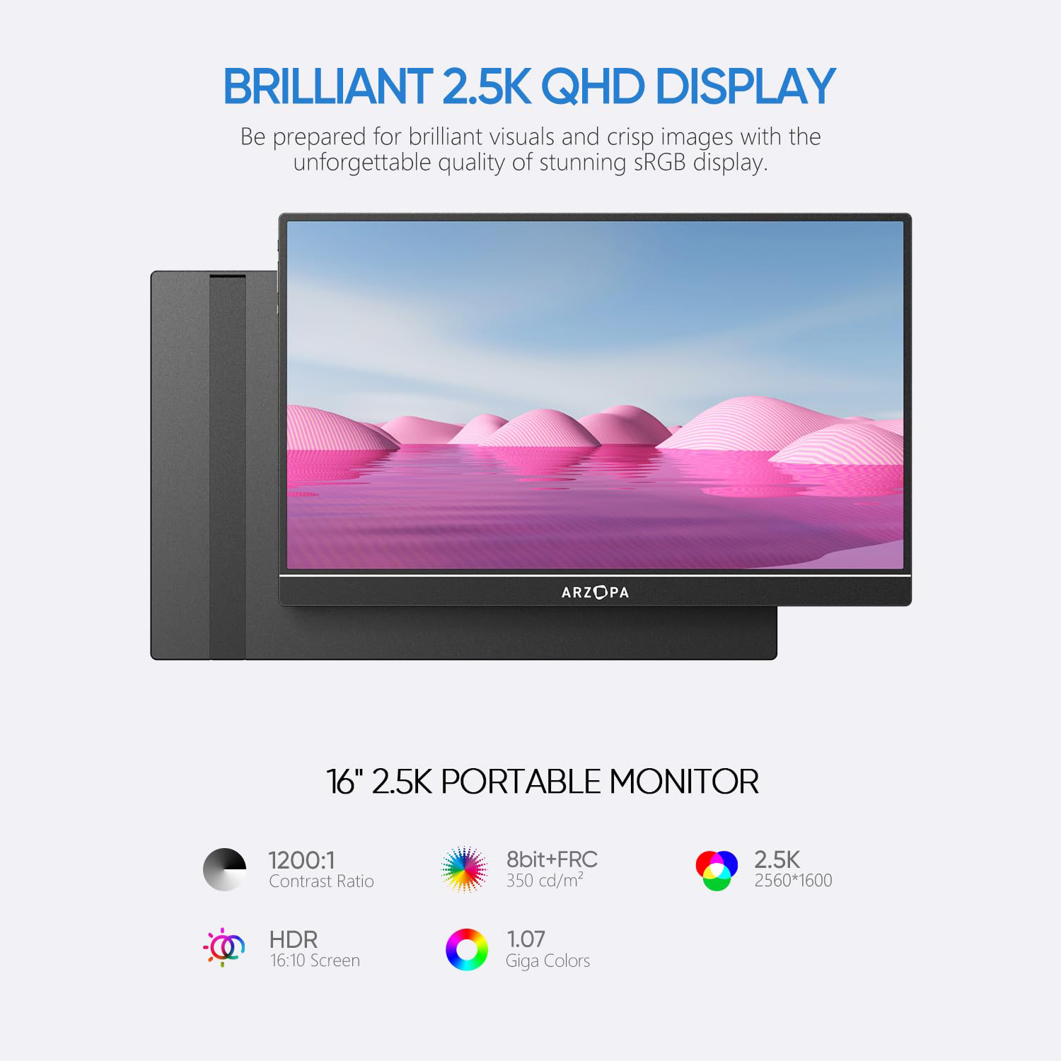 Arzopa Z1RC 2.5K Portable Monitor-Brilliant QHD Display._img_1