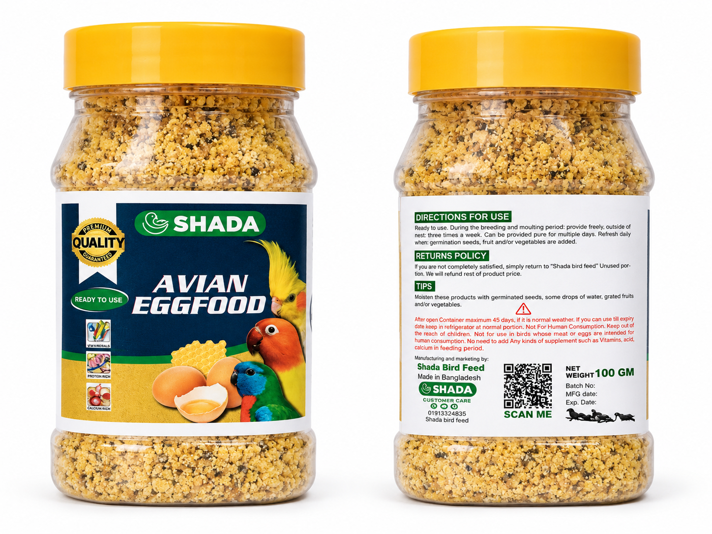 Avian Eggfood 100gm