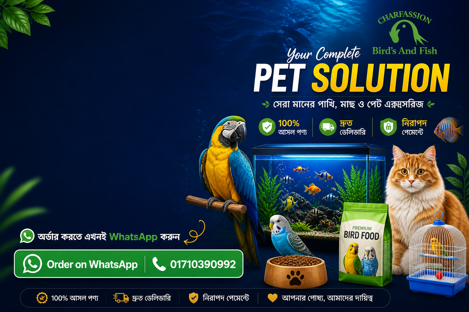 👉 Bird, Fish & Pet Care Shop