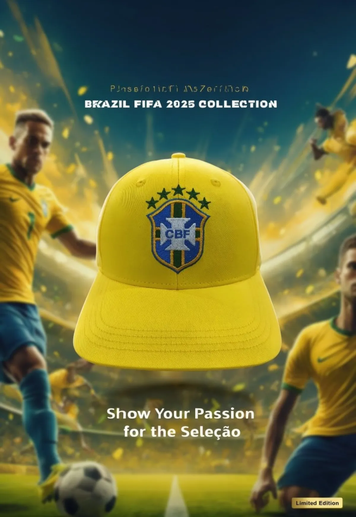 Brazil FIFA 2026 Cap – Premium Football Fan Hat | Limited Edition World Cup Collection