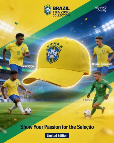 Brazil FIFA 2026 Cap – Premium Football Fan Hat | Limited Edition World Cup Collection_img_1