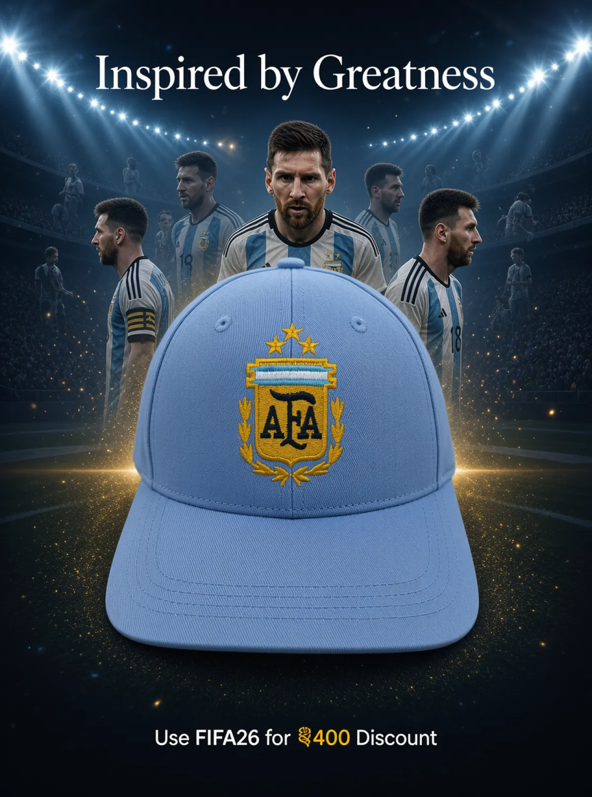 Argentina FIFA 2026 Cap – Premium Football Fan Hat | Limited Edition World Cup Collection