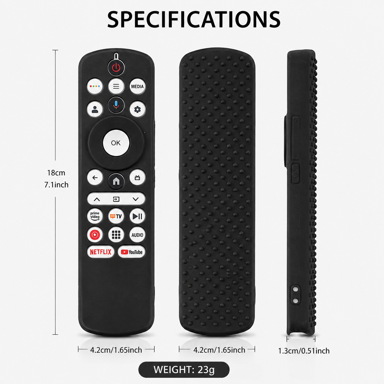 Haier TV Remote Silicone Cover | Voice Remote Case thumbnail 6