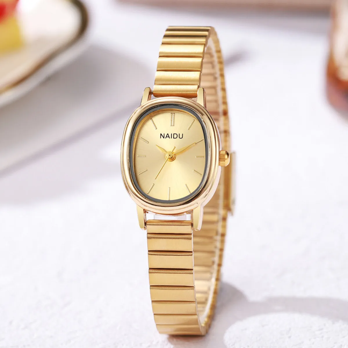 Naidu women gold watch - Image 2