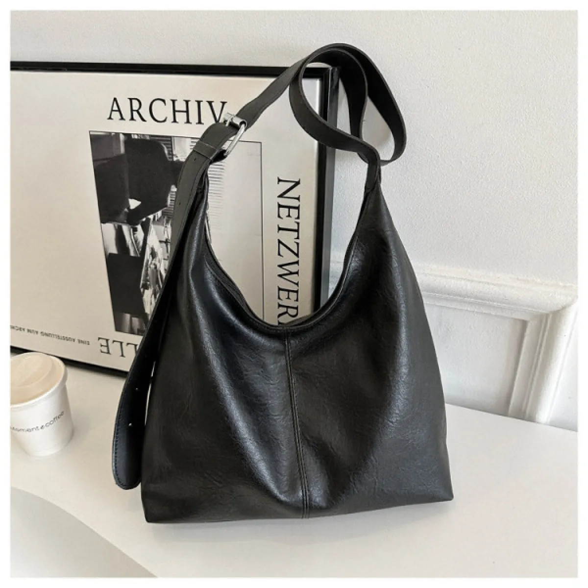 Aocywear Leather Tote Bag - Image 3