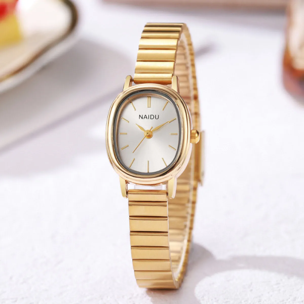 Naidu women gold watch - Image 3