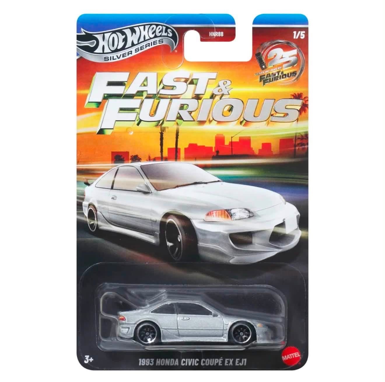 Hot Wheels Silver Series 1993 Honda Civic Coupé EX EJ1