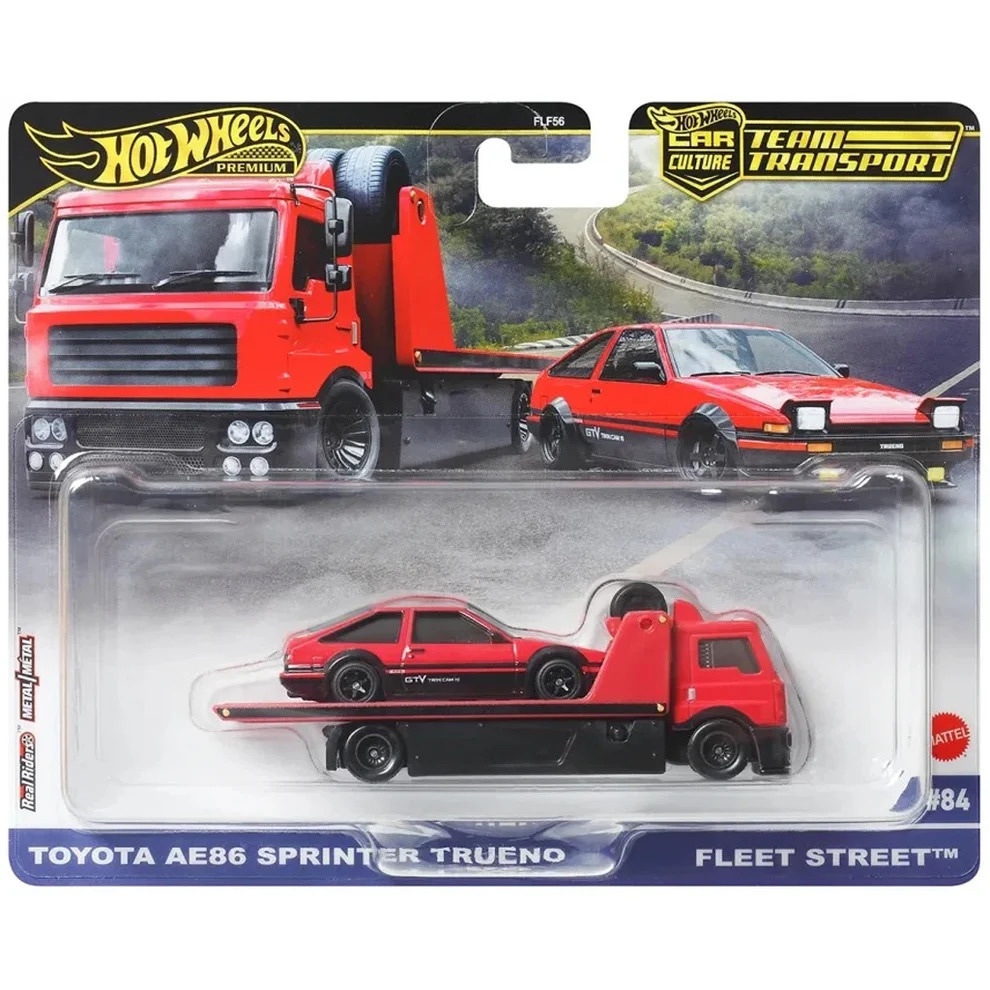 Hot Wheels Premium Team Transport Toyota AE86 Sprinter Trueno