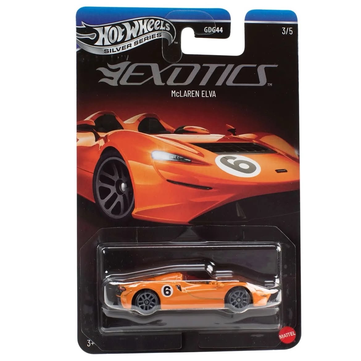 Hot Wheels Silver Series Exotic McLaren Elva