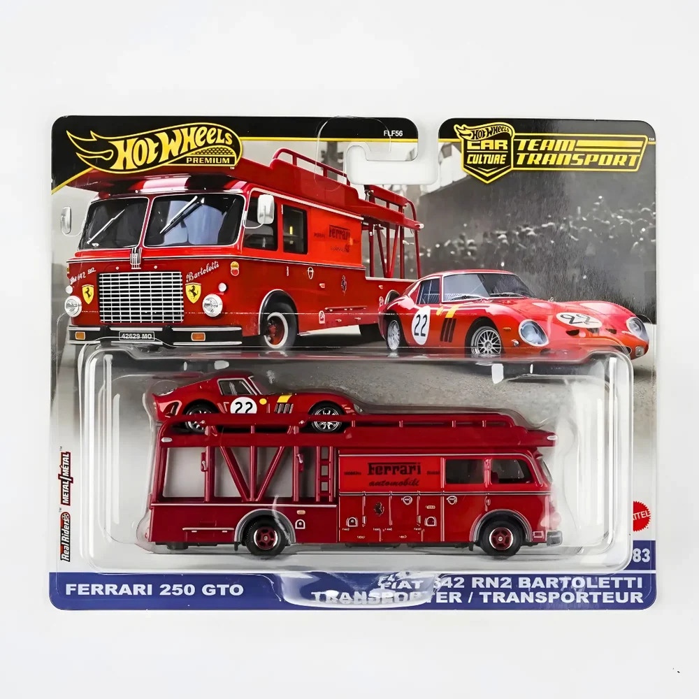 Hot Wheels Premium Team Transport Ferrari 250 GTO & Fiat 642 RN2 Bartoletti
