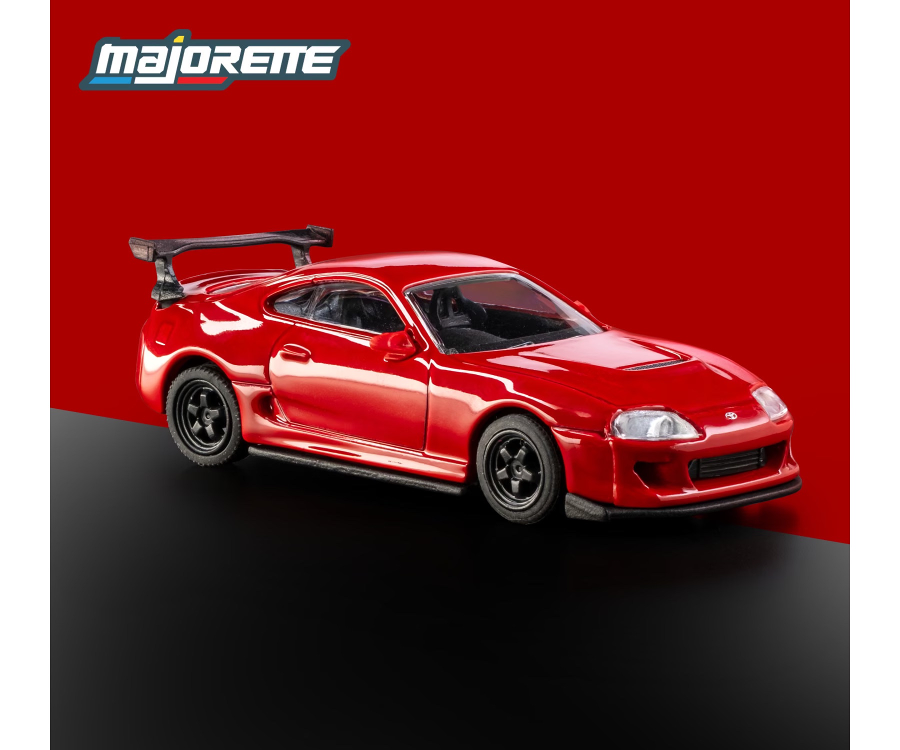 Majorette "Collection" Series 1995 Toyota Supra RHD (Right Hand Drive) Red_img_4