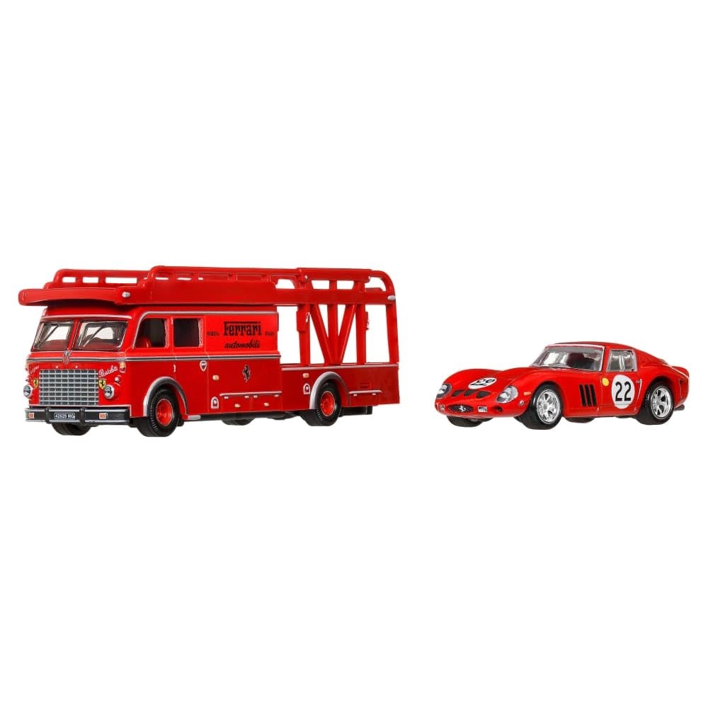 Hot Wheels Premium Team Transport Ferrari 250 GTO & Fiat 642 RN2 Bartoletti_img_2