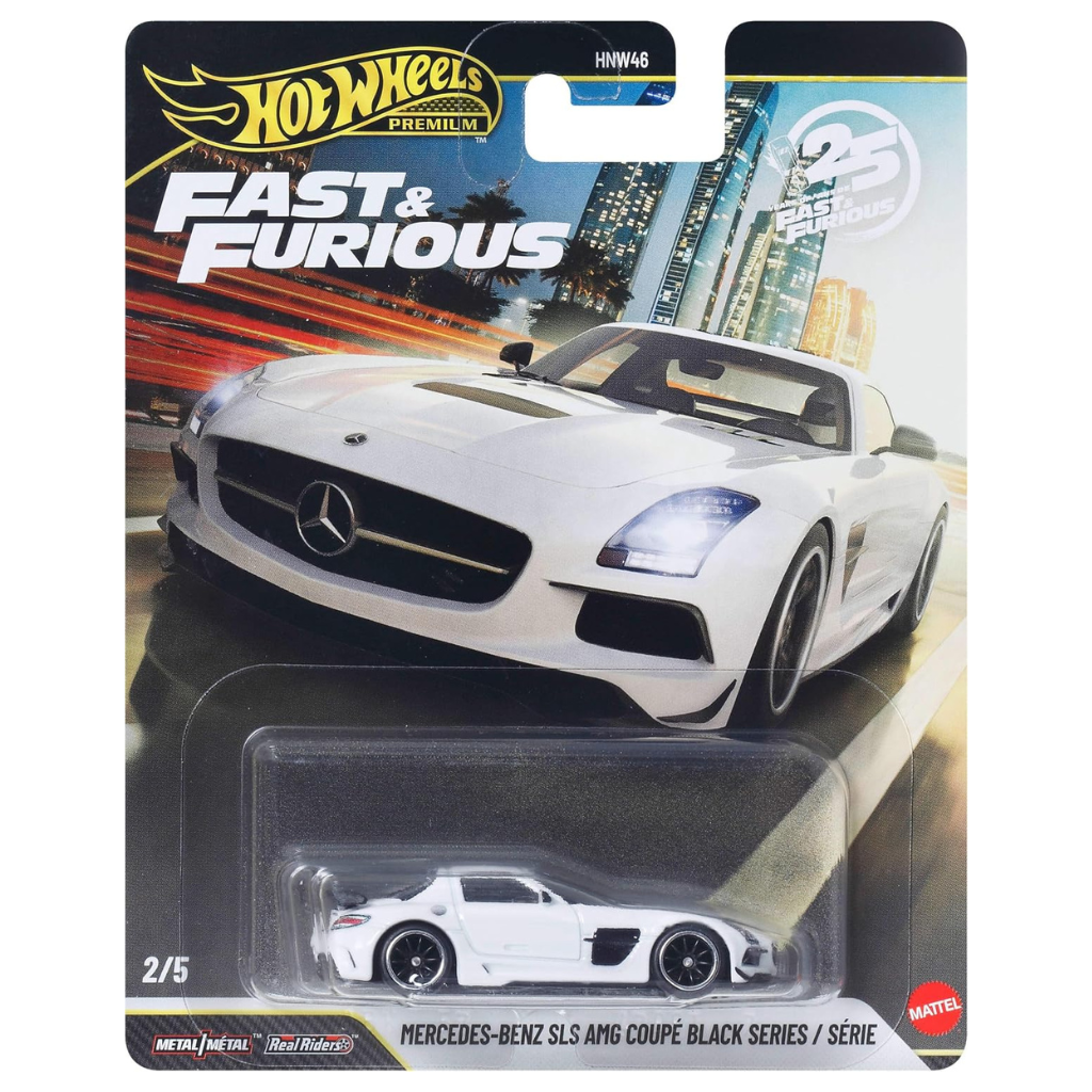 PRE ORDER Hot Wheels Premium Mercedes Benz AMG SLS Black Series