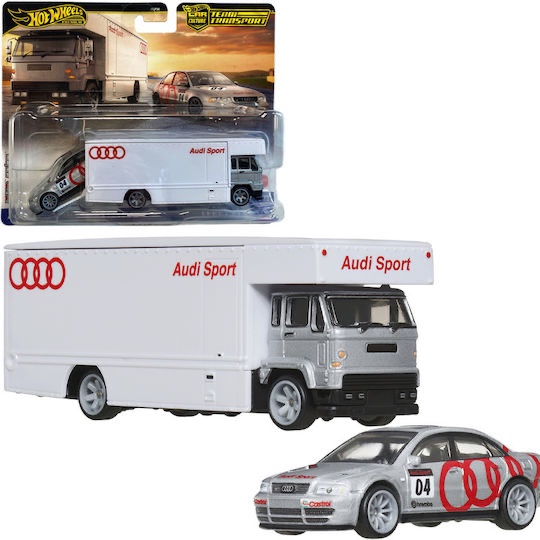 Hot Wheels Premium Team Transport Fleet Flyer and Audi S4 Quattro_img_1