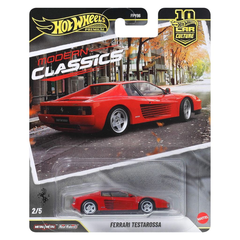 PRE ORDER Hot Wheels Premium Ferrari Testarossa