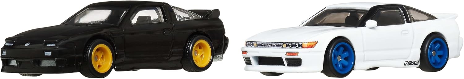 PRE ORDER Hot Wheels Premium 2-Pack 2025 - '96 Nissan 180SX Type X and Nissan SilEighty_img_3