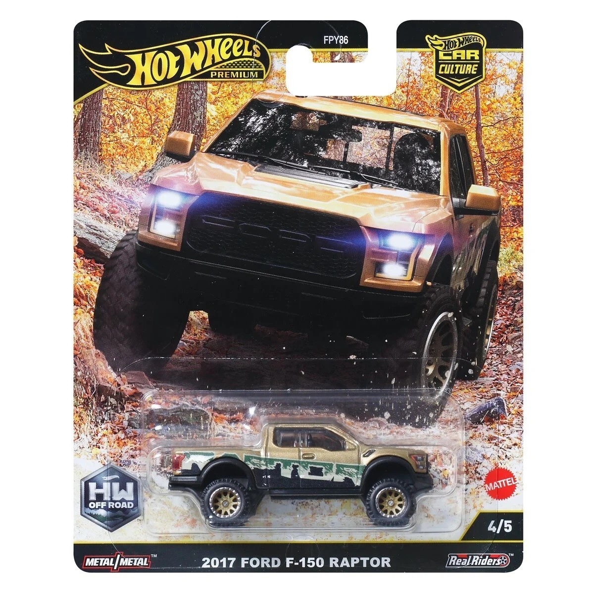 Hot Wheels Premium 2017 Ford F-150 Raptor