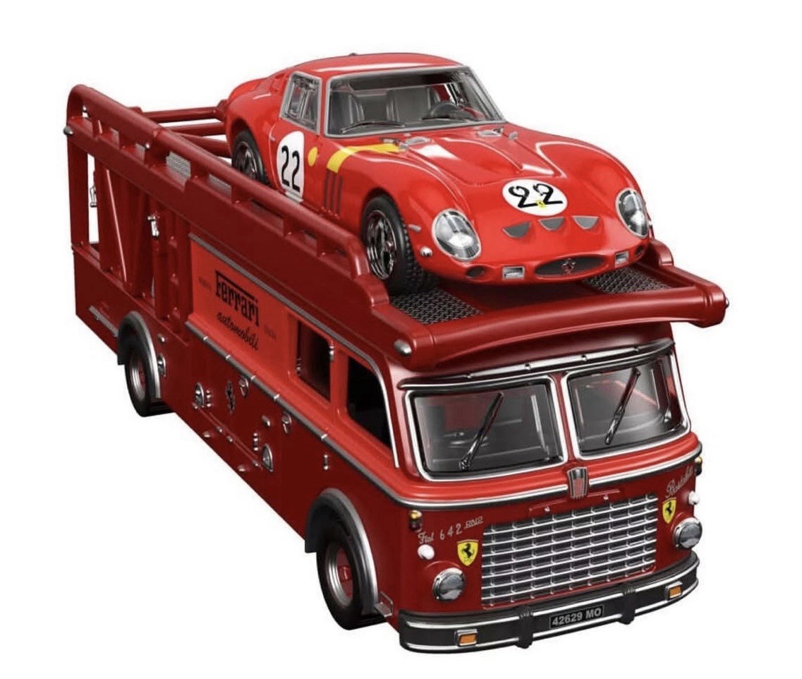 Hot Wheels Premium Team Transport Ferrari 250 GTO & Fiat 642 RN2 Bartoletti_img_1