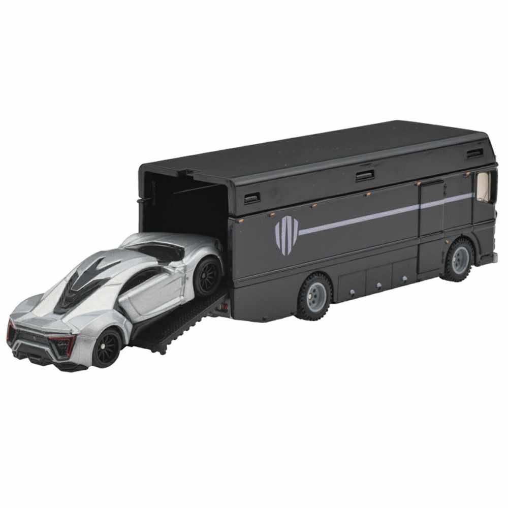Hot Wheels Premium Team Transport Lykan Hypersport silber & Euro Hauler schwarz_img_2