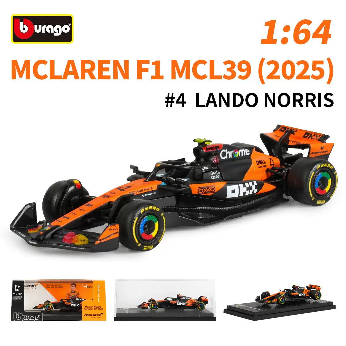 Bburago 1/64 Scale F1 cars with Acrylic Box_img_7