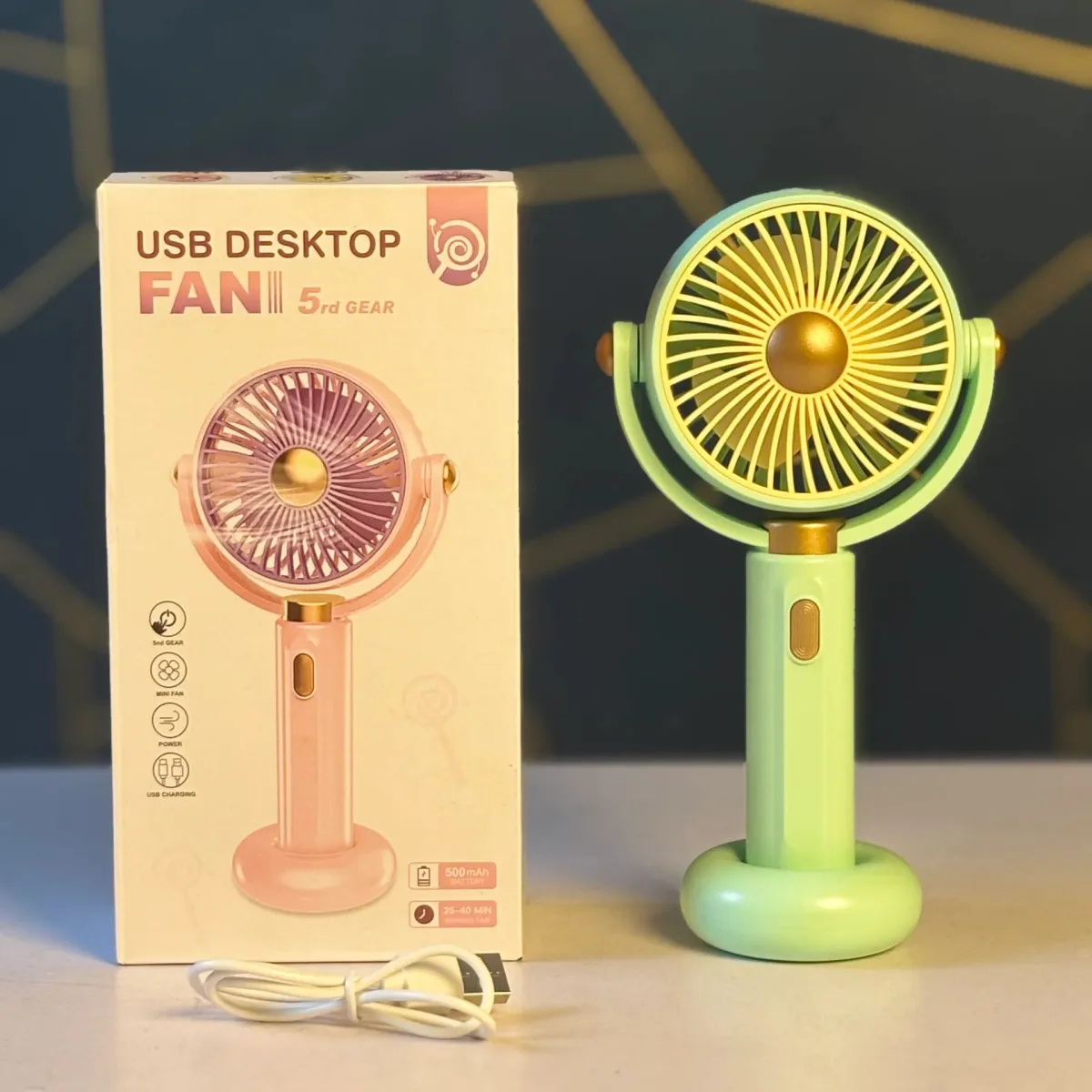 5rd Gear Usb Desktop Fan