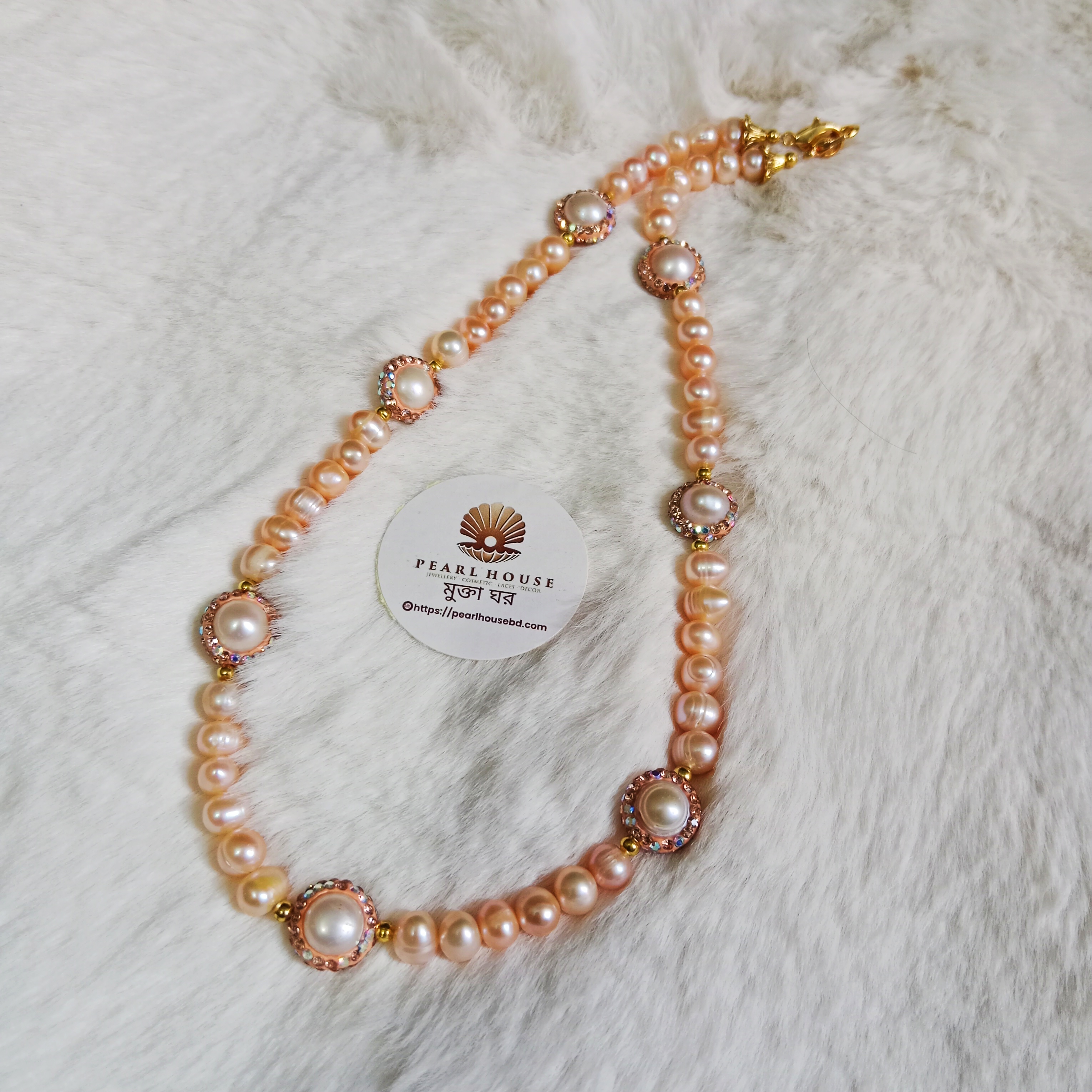 Unique Design Pearl One Layer Necklace for Women_img_0