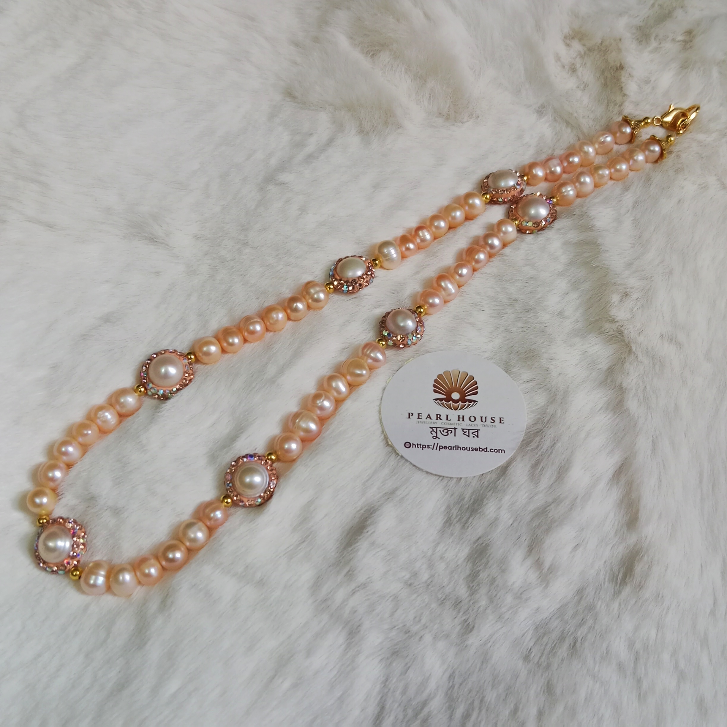 Unique Design Pearl One Layer Necklace for Women_img_1