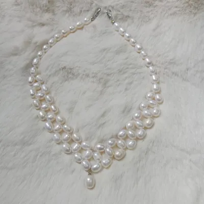 Exclusive and Premium quality pearl necklace, White pearl_img_3