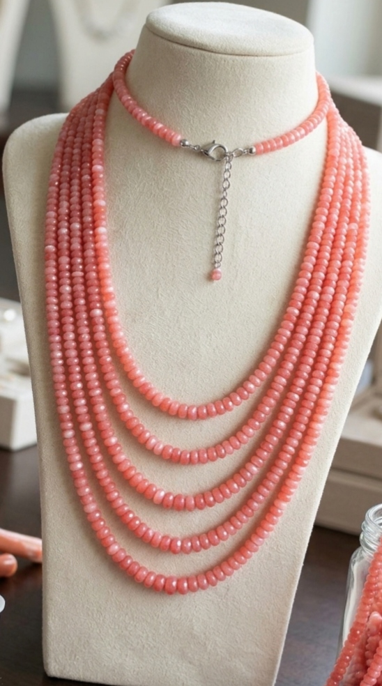 Original Stone 5 Layer Necklace for Women_img_1